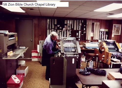 Mt Zion Bible Church Chapel Library