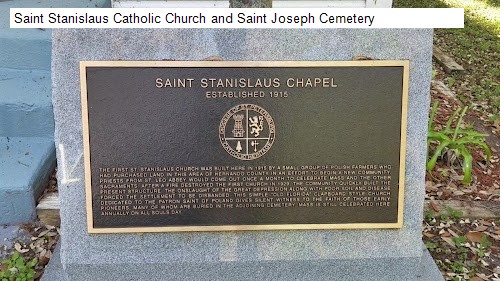 Saint Stanislaus Catholic Church and Saint Joseph Cemetery