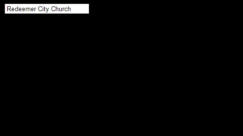 Redeemer City Church