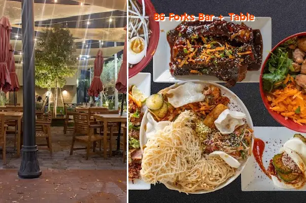 86 Forks Bar + Table